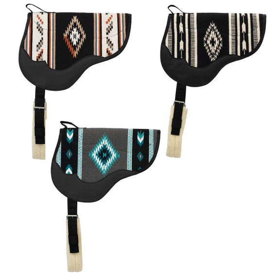 Weaver Leather Wool Blanket Top Bareback Pad