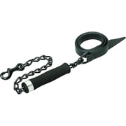 Weaver Leather, Brahma Webb Sure Hand Cattle Lead with Regular Chain, Show Lead for Youth Livestock Exhibitors - Black