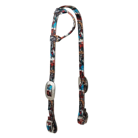 Weaver Leather Bucking Bronc Poly Single Ear Headstall