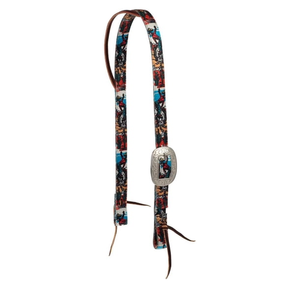 Weaver Bucking Bronc Poly Split Ear Headstall