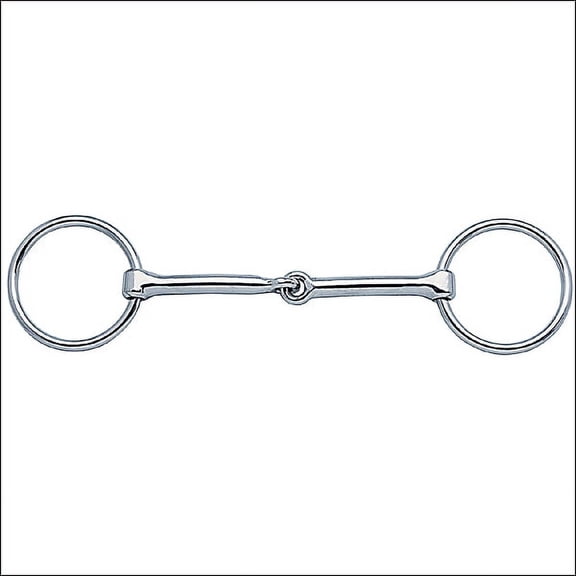 Weaver Leather Draft Horse Bit 6 Inch Snaffle Mouth Stainless Steel