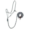 thumbnail image 1 of Weaver Leather   Ecoluxe Rope Halter with10ft Lead Turq/Rasp/Grn/Charc, 1 of 4