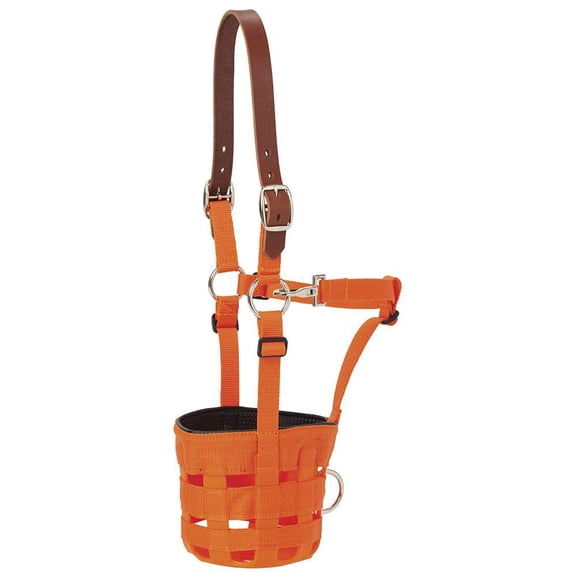 Weaver Leather Grazing Muzzle Average Blaze Orange