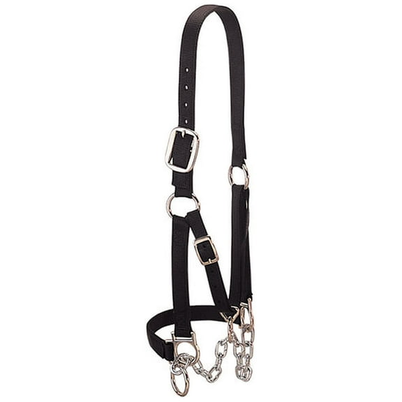 Black Heavy Duty Restraint Halter Large