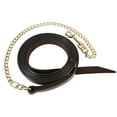 thumbnail image 1 of Weaver Leather Lead with Stud Chain 7ft Brown, 1 of 1