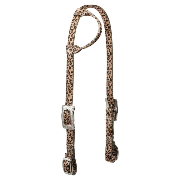 Weaver Leather Leopard Poly Single Ear Headstall
