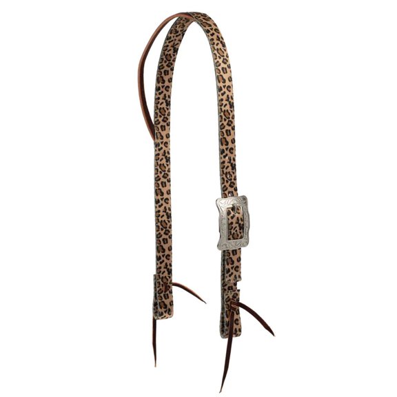 Weaver Leather Leopard Poly Split Ear Headstall