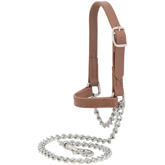 Weaver Leather Livestock Brahma Webb Goat Halter , Brown, Small