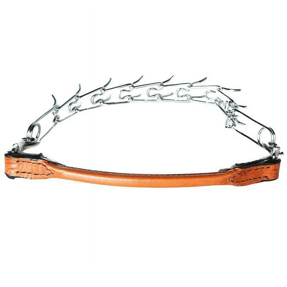 Weaver Leather Livestock Pronged Chain Goat Collar Chestnut, 24-Inch