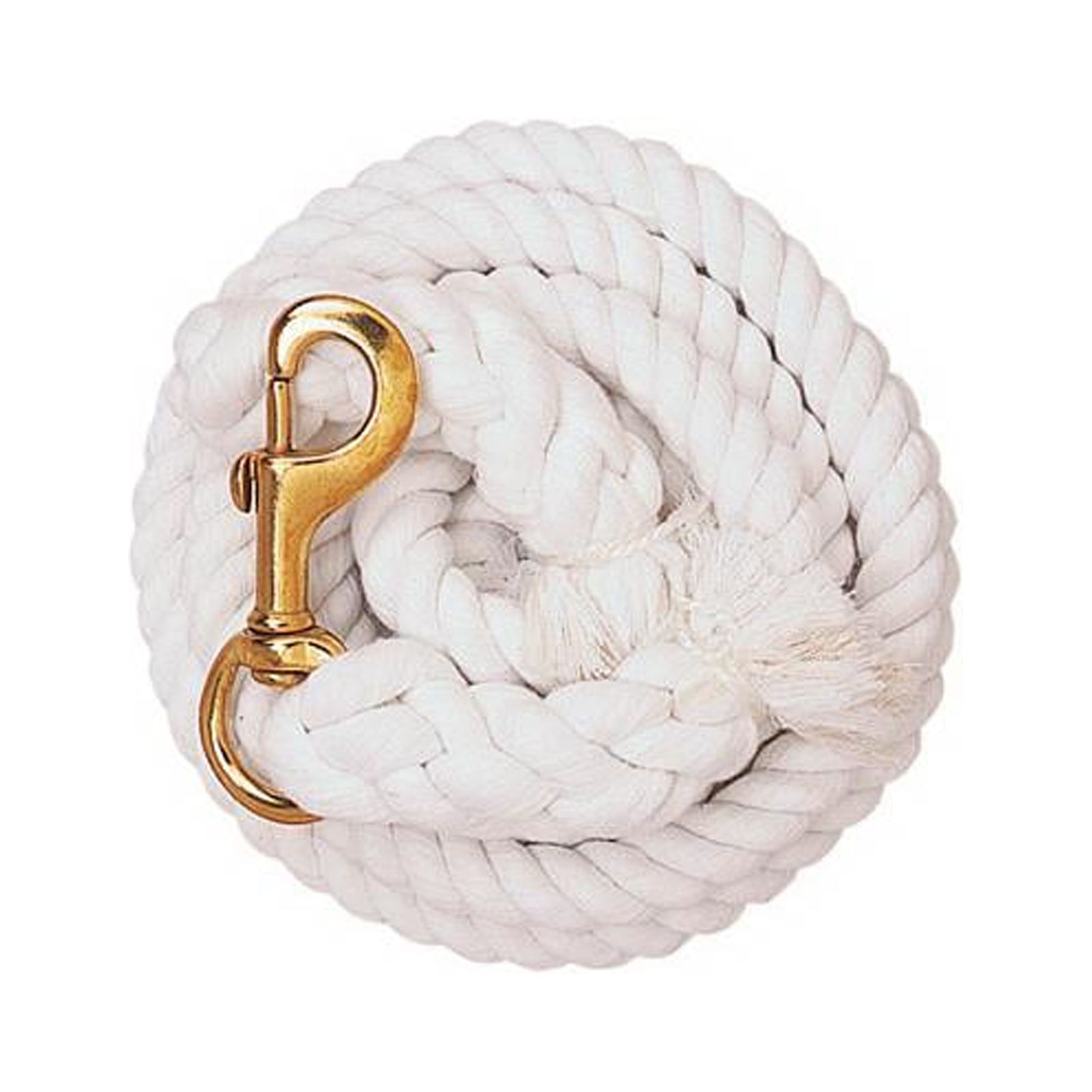 Weaver Lead Ropes Weaver Leather 35-1901 Horse Lead Rope, White Cotton, 5/8-In. x 10-Ft ...