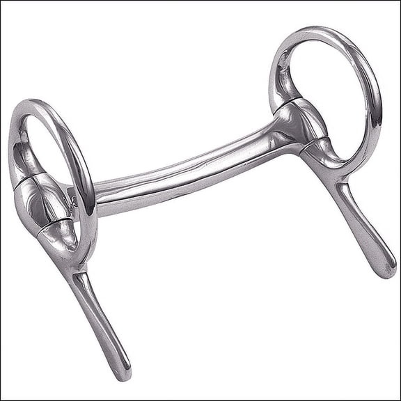 Weaver Leather Miniature Half Cheek Driving Horse Bit Ss Mullen Mouth