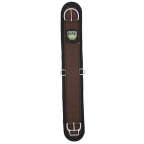 36 Inch Weaver Brown Neoprene Straight Smart Horse Cinch Girth Roll Snug Buckle