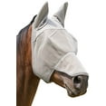 thumbnail image 1 of Weaver Leather Nose and Ear Covered Fly Masks with Xtended Life Closure System Gray, Small, 1 of 1