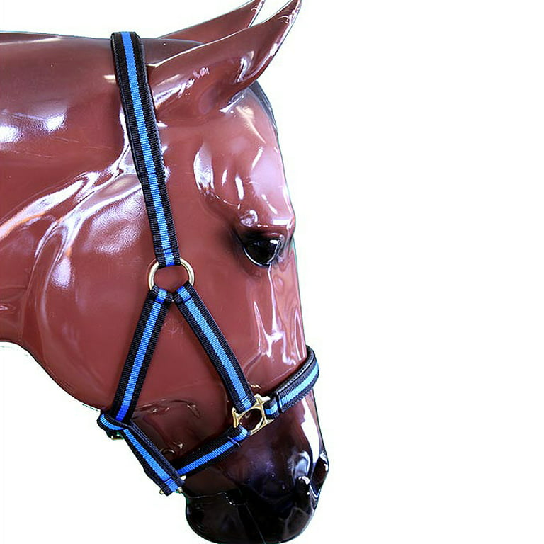 Weaver Leather Padded Adjustable Chin & Throast Snap Halter - Average Horse  or Yearling Draft 