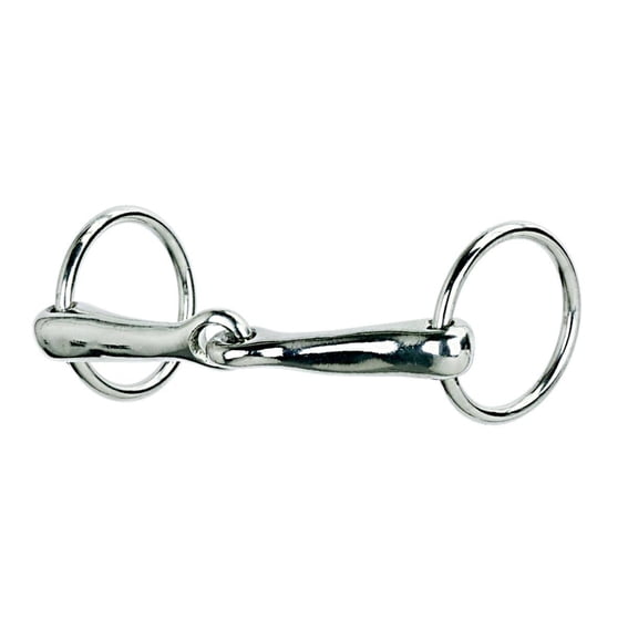 Weaver Leather Nickel Plated Pony Snaffle Bit - 4.5" Mouth