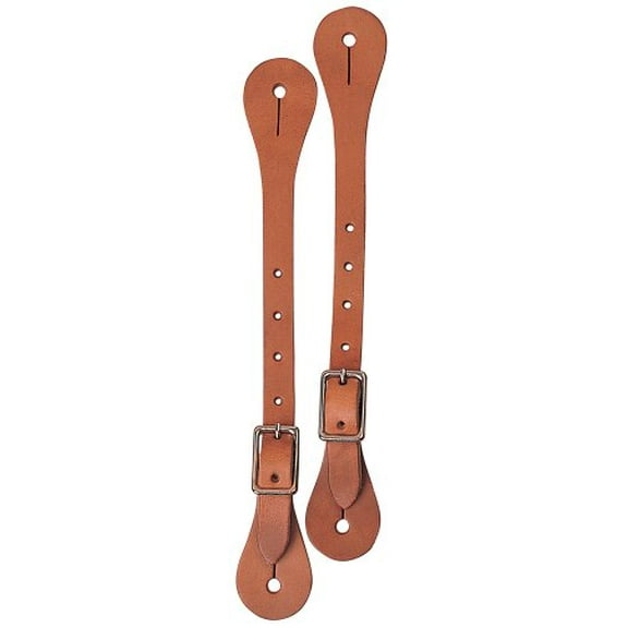 Weaver Leather Single-Ply Spur Straps - Durable & Stylish Riding Gear Russet