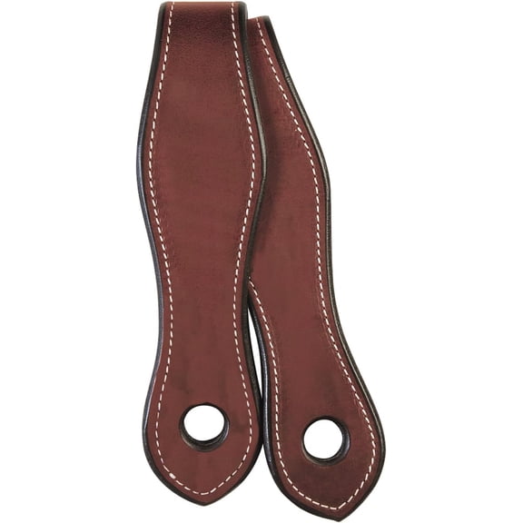 Weaver Leather Slobber Straps - Chestnut English Bridle Leather