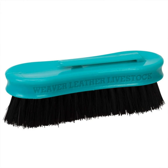 Weaver Livestock 69-6019-TE Small Pig Face Brush Teal
