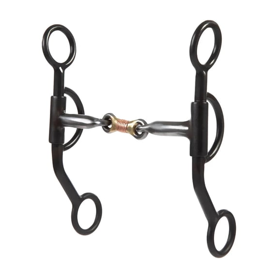 Weaver Leather Sweet Iron Dogbone Bit with Copper Wire Wrap