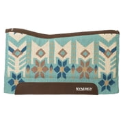 Weaver Leather Synergy Contoured Performance Saddle Pad, 33" L x 38" W - 1" thick, Wool Blend Felt