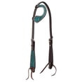 thumbnail image 1 of Weaver Leather  Turq Cross Carved Turq Flower Sling Ear  Dark, 1 of 1