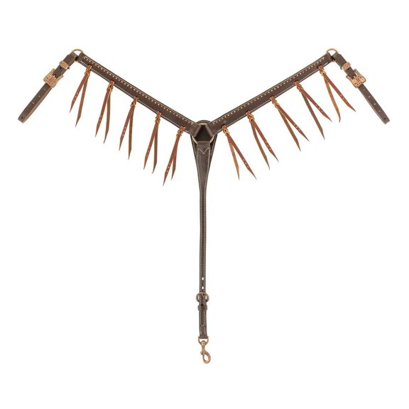 Weaver Leather Western Outlaw Tapered Breast Collar - Heavyweight Harness Leather