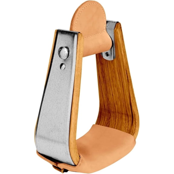 Weaver Leather Wood Deep Roper Stirrups - 3" Tread