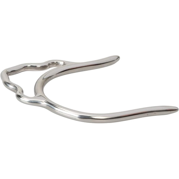 Weaver Leather Youth Barrel Racing Slip-On Spurs Stainless Steel