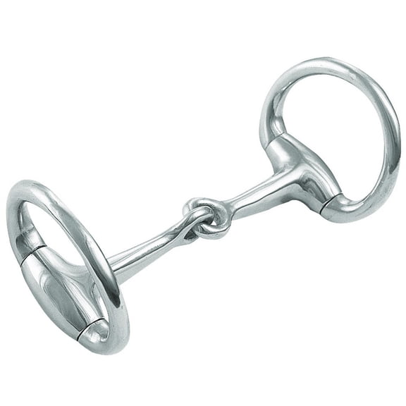 Weaver Leather Mini Eggbutt Snaffle Bit - Stainless Steel