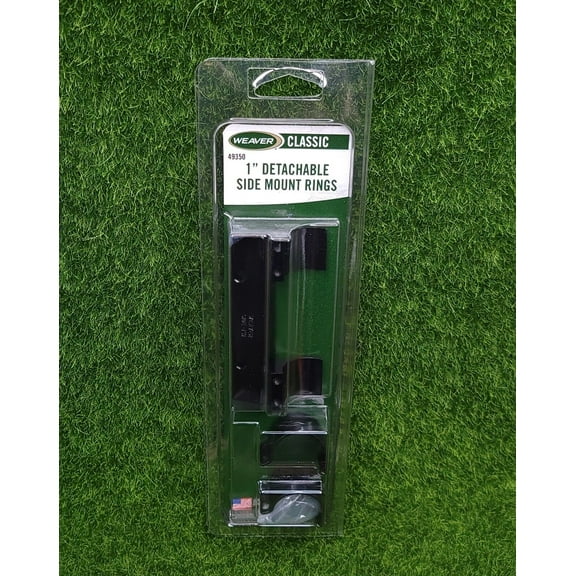 Weaver Detachable Side Mount 1" Scope Rings Gloss High