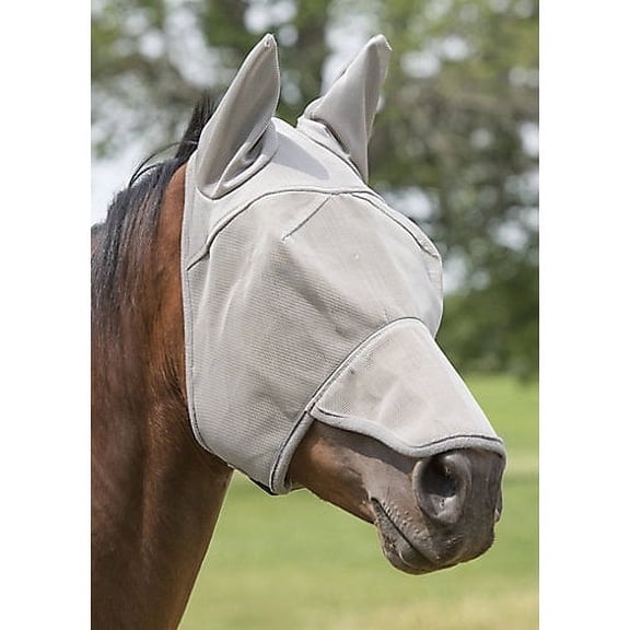 Weaver Leather Nose and Ear Covered Fly Mask Medium