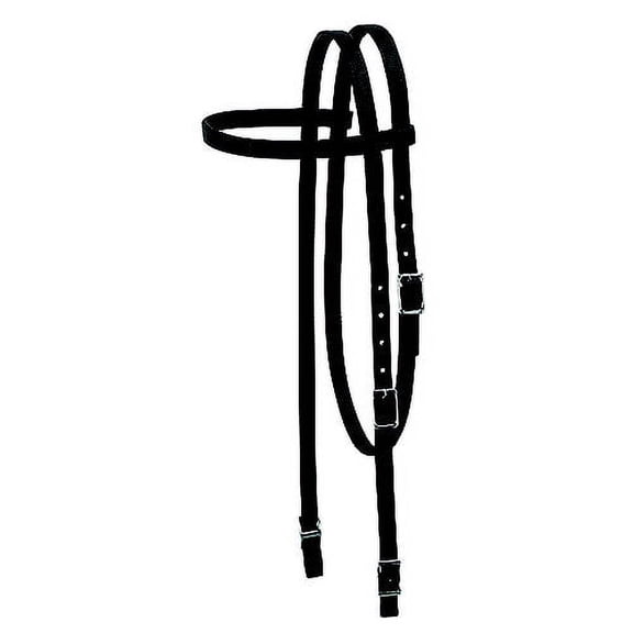 Weaver Nylon Browband Pony Headstall Black