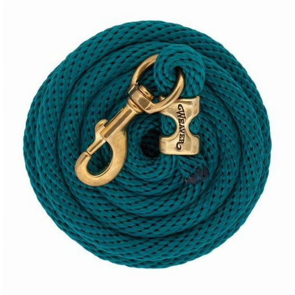 Weaver 10' Solid Poly Lead Rope with Bolt Snap, Teal