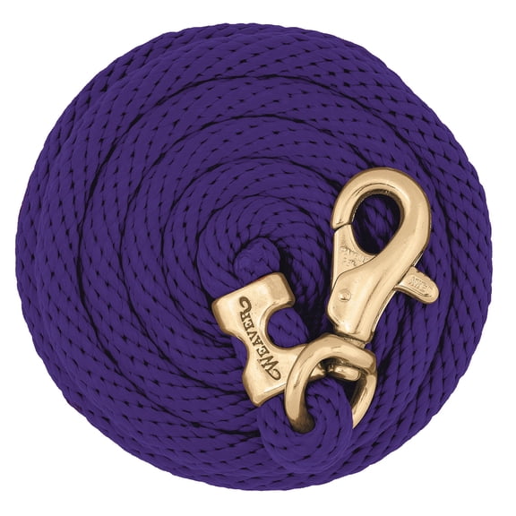 Weaver Leather Poly Lead Rope , Purple, 5/8" x 10'
