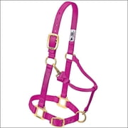 Weaver Leather Horse Halter Adjustable Nylon for Comfort & Durability Raspberry / Small Horse