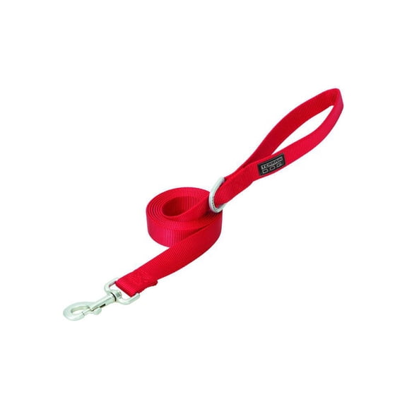 Weaver Leather Nylon Dog Leash: Durable & Stylish for Adventures! Red / 1" x 4'