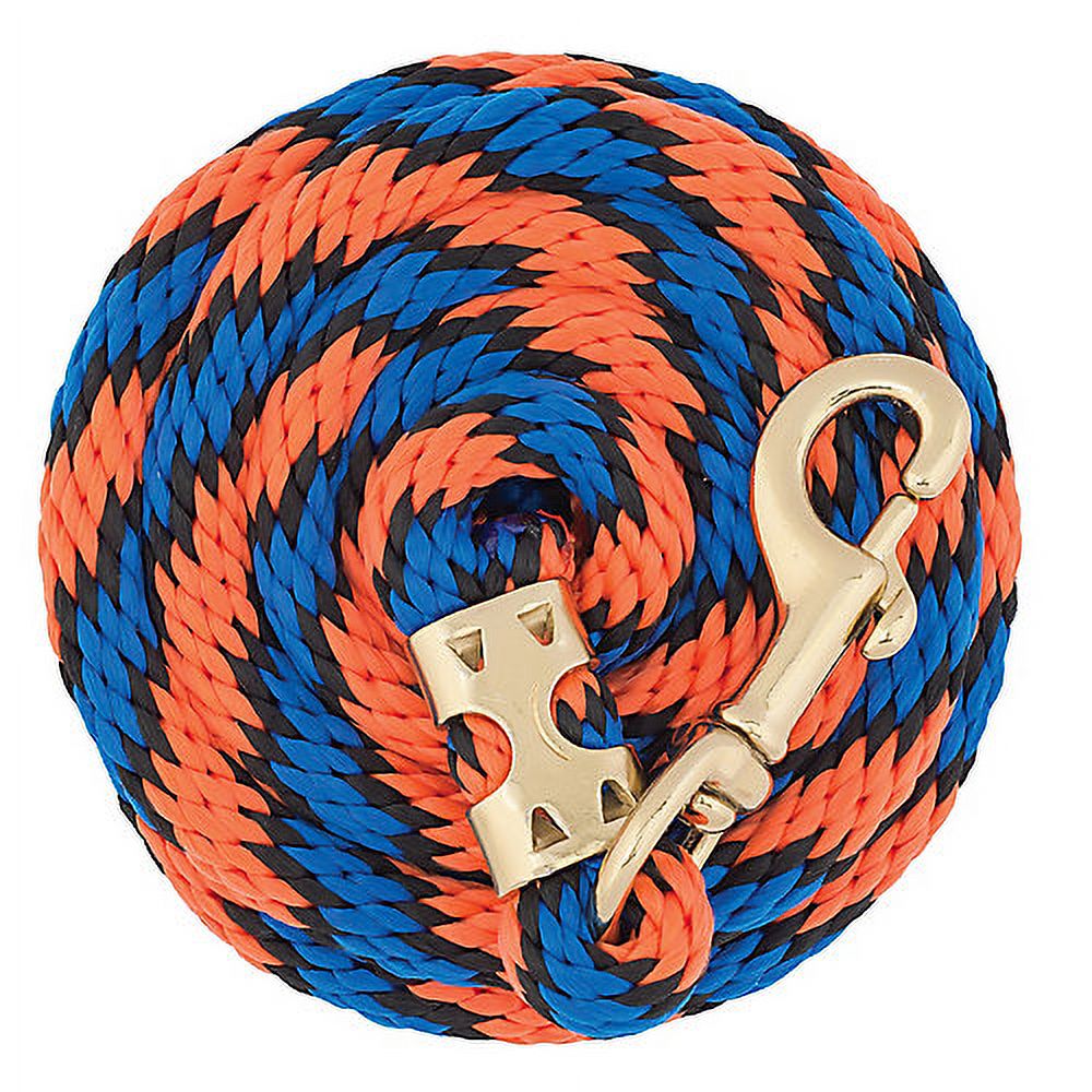 Weaver Lead Ropes Weaver Value Lead Rope 8ft Blue/Orange - Walmart.com