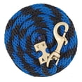 thumbnail image 1 of Weaver Value Lead Rope Brass Snap 5/8 x 8 Blue Bla, 1 of 2