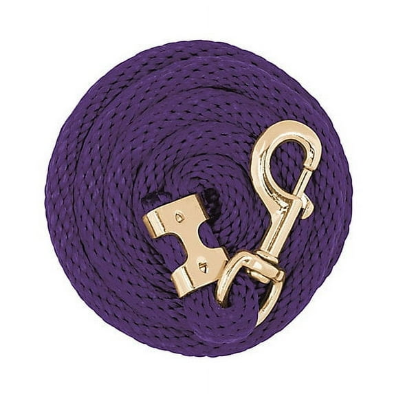 Weaver Value Lead Rope Brass Snap 5/8 x 8 Purple