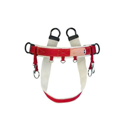 Weaver WLC-100 Thick Cotton Saddle without Leg Straps, 4-Dee, Medium