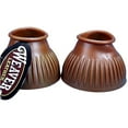 thumbnail image 1 of Weaver X-Large Natural Gum Rubber Horse Leg Bell Boots Western Tack, 1 of 2