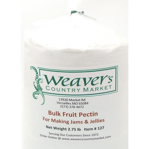 Weaver's Country Market Bulk Fruit Pectin Mix for Making Jams & Jellies (2.75 Lb. Plastic Bag)