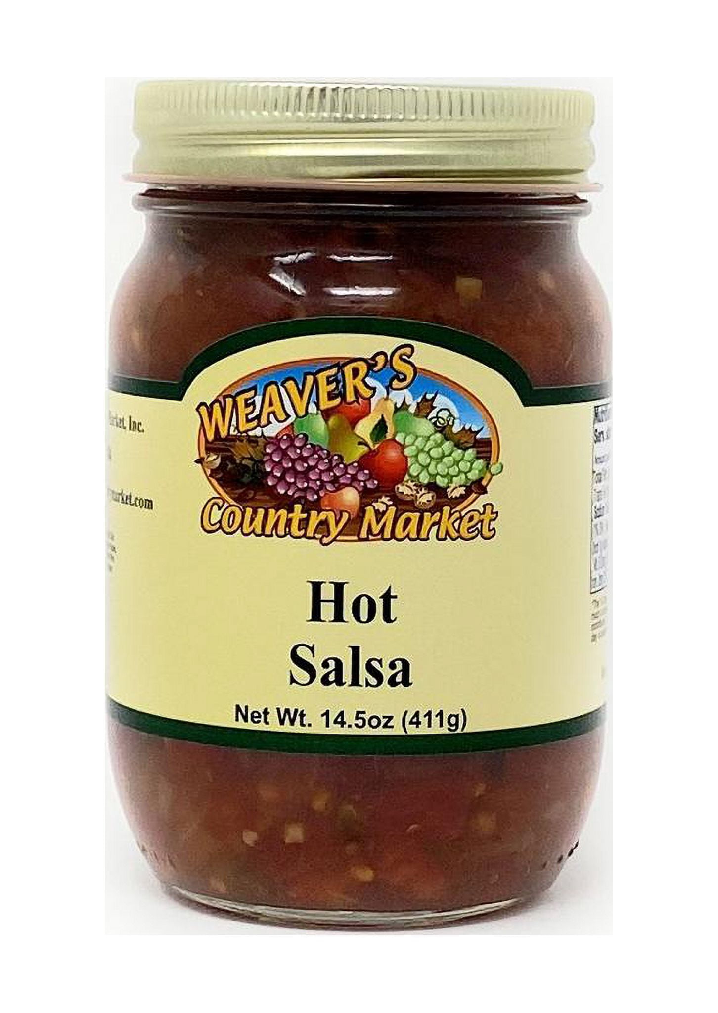 Weaver's Country Market Hot Salsa (414.5 Ounce Jars)