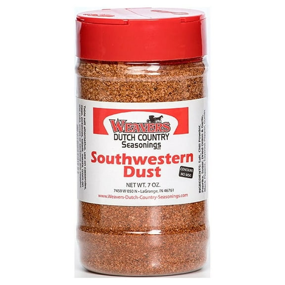 Weaver's Dutch Country Meat Rub Flavor Seasoning Southwestern Dust 7 Oz