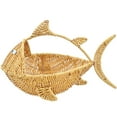 thumbnail image 1 of Imitation Rattan Weaving Fish Storage Basket Creative Fruit Storage Basket, 1 of 7