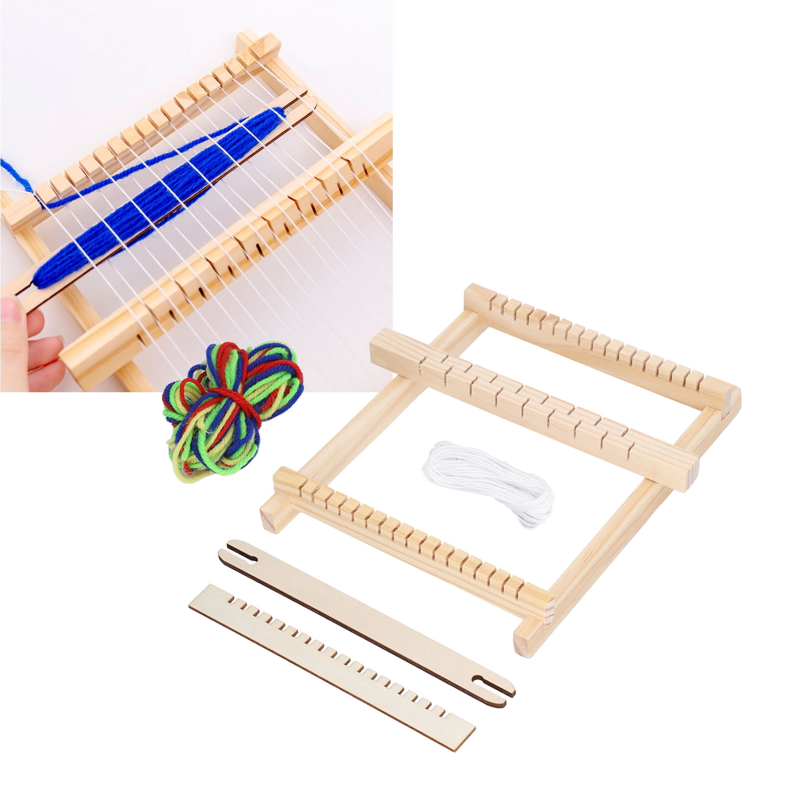 Weaving Loom Kit,Kids Weaving Loom Easy Operation Hand Eye Coordination