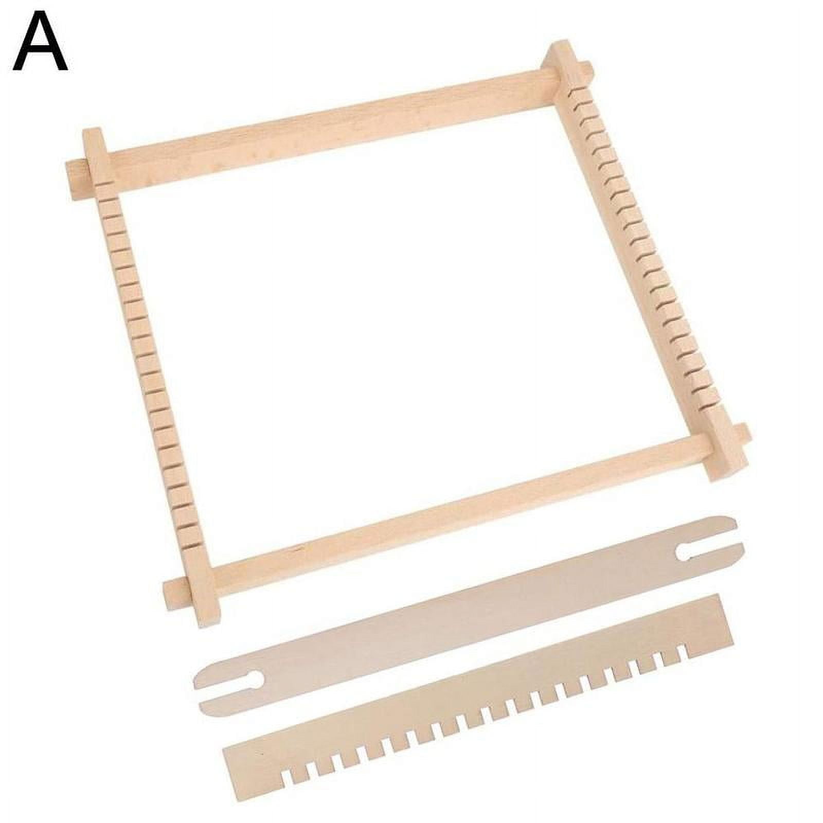 Weaving Loom Kit, Wooden Tapestry Looms, Frame Warp Loom G9E1