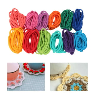 2PCS Knitting Crochet Loop Ring Adjustable Crochet Finger Ring Tension Ring