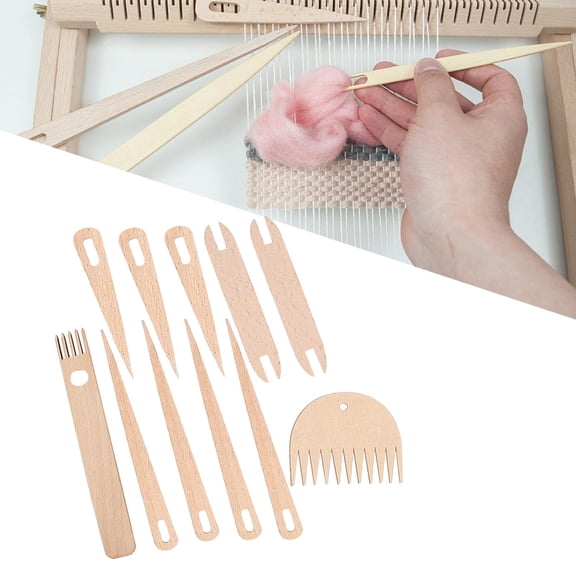 Weaving Loom Tool DIY Weaving Tool for Tapestry Tapestry Wall Hanging 11 Pieces
