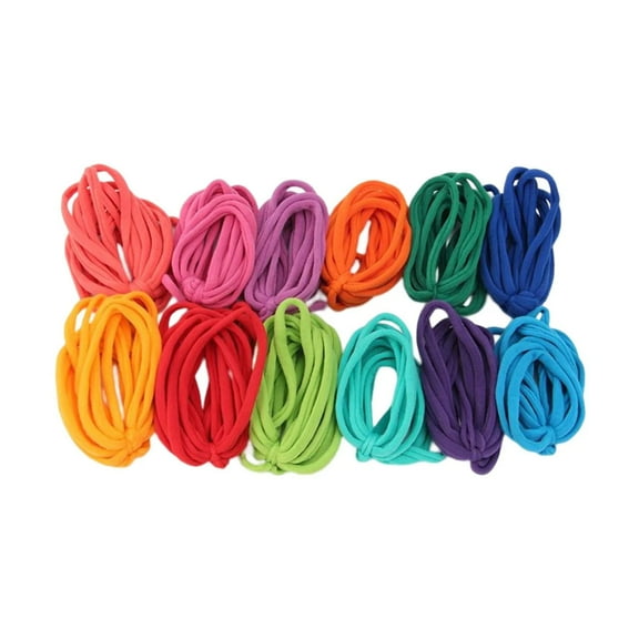 Weaving Loops Elastic Potholder Loops | Assorted Colors Elastic Bands for Weaving Crafts DIY Potholders | Flexible Loom Bands Refill Set for Handmade Gifts and Decorations